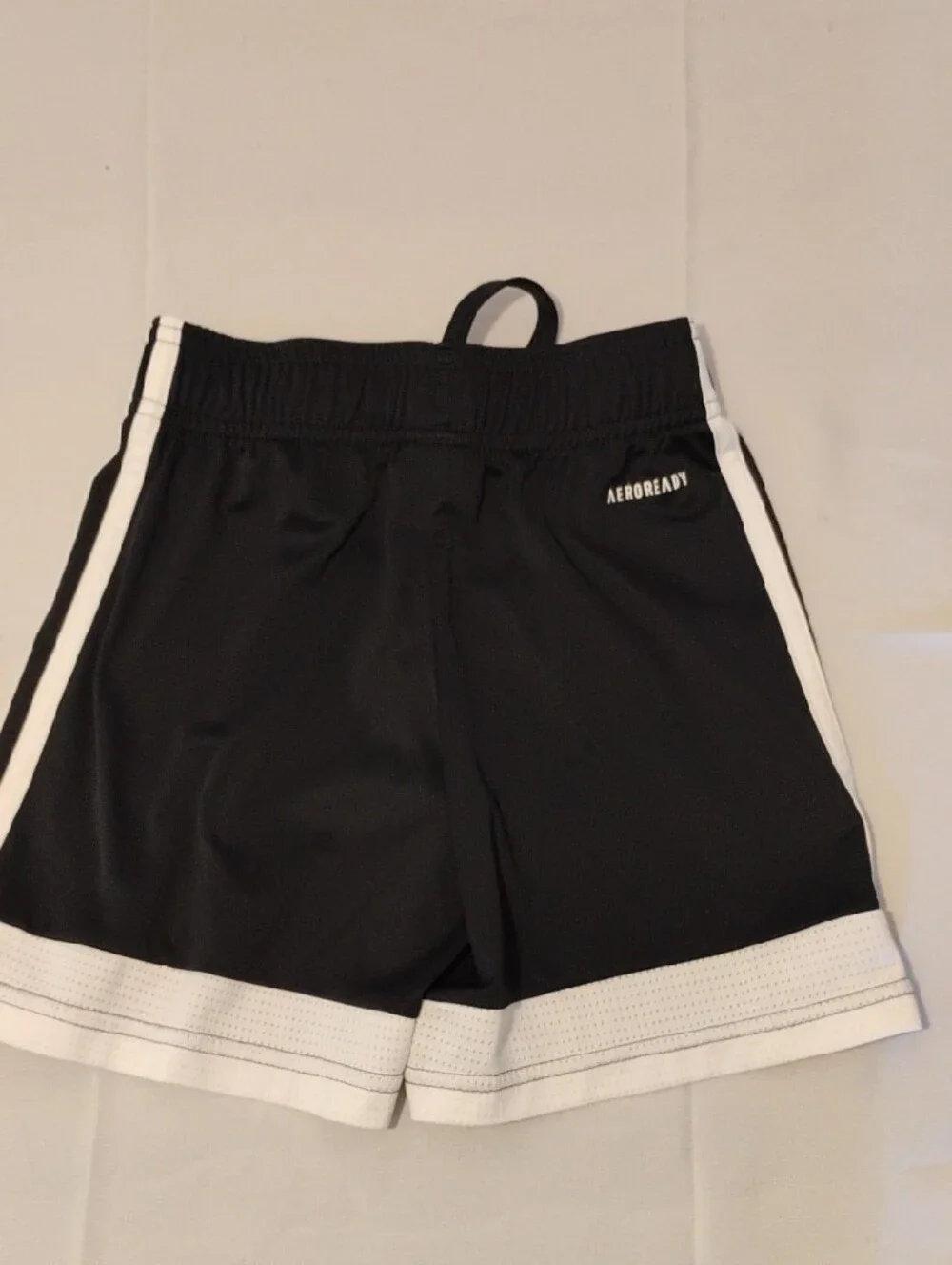 Adidas Youth Black Athletic Shorts Size XS (7-8Y) Like New